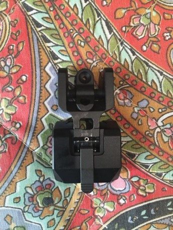 miras delantera y trasera fijas HK originales para rail picanntilly. 58e
mira trasera abatible astra. 00