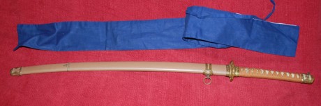 hola,he conseguido en un cambio una kay gunto modelo 85 del periodo showa, katana de oficial japones segunda 32