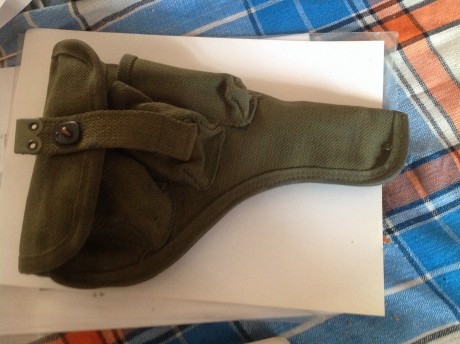 Se vende funda original Militar para WEBLEY MK VI VENDIDA 01