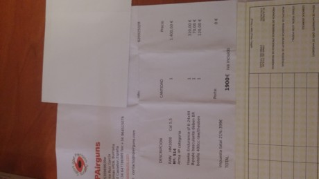 VENDO CARABINA PCP RAW THEOBEN HM 1000 CAL 5,5 MUY POCOS DISPAROS MUY NUEVA Y PERFECTA DE FUNCIONAMIENTO 60