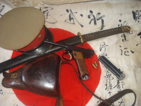 hola,he conseguido en un cambio una kay gunto modelo 85 del periodo showa, katana de oficial japones segunda 71