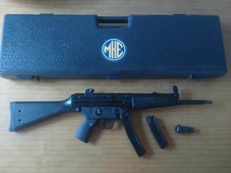 Pongo a la venta mi MP5 fabricado por MKE. De calibre 9 parabellum.
En perfectisimo estado de estetica 02
