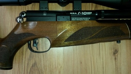 Vendo Bsa r10 mk2 del calibre 5,5 con tan solo 3 meses. Comprada en armería. 

Precio: 800 euros portes 00