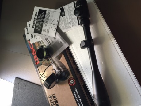 Vendo Tasco Varmint 6-24x42 reticula mil-dot modelo TG62442I, MOA 1/8 esta nuevo se ha usado una vez con 02
