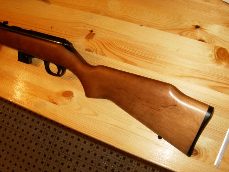 En venta carabina Marlin mod. 925 M en calibre .22 Magnum

Con 2 cargadores de 5 y 7 cartuchos.

El arma 02