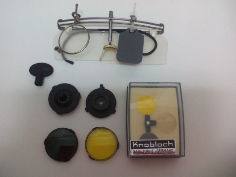 Vendo gafas de tiro Knoblock con accesorios
Vendo el lote completo, no por piezas 
En perfecto estado 01