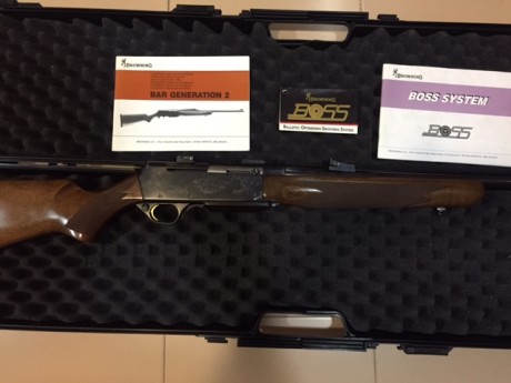 Se vende semiautomático Fn Browning MKII  Safari con sistema Boss en calibre 30,06,el rifle esta en perfecto 01