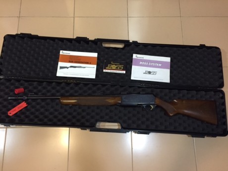 Se vende semiautomático Fn Browning MKII  Safari con sistema Boss en calibre 30,06,el rifle esta en perfecto 00