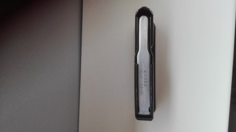 Hola buenas.

Vendo cargador para Sauer 90 (sirve tb para el modelo 80), en calibre 3006.

Seminuevo. 00