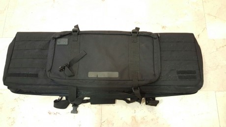 Bolsa portafusil de la marca 5.11 de 90 cm, bolsa exterior com sistema Molle. Muy poco uso, vendo por 00