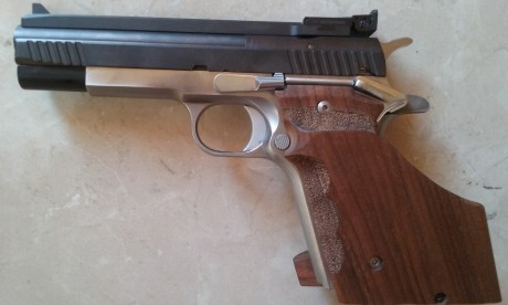Vendo mi Springfield Armory del 9 parabellum. Es una excelente pistola 1911, a la que le sirven todo el 60