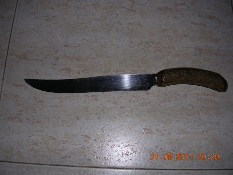 Cuchillo Ingles, sellado "Trafalgar Harrison Fisher & Co Shefield England" 00
