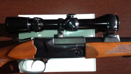 Vendo monotiro Thompson Center TCR 83 Aristocrat. Cal. 243 W. Cañón pesado microestriado de 46 cm. Rosca 02