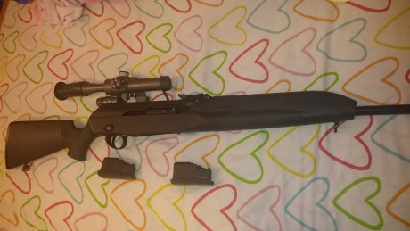 Buenas noches compañeros. Necesito vuestra ayuda.
Veréis, acabo de comprar de segunda mano un rifle semiautomático 10