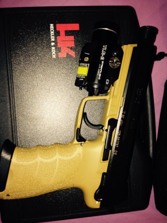 Hola
Vendo pistola Hk 45 Tactical en color desert, único propietario y como nueva, muy poco uso .
La única 01