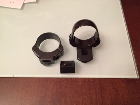 Por venta de visor ofrezco unas anillas apell originales para tubo de 30 prácticamente nuevas y regalo 02