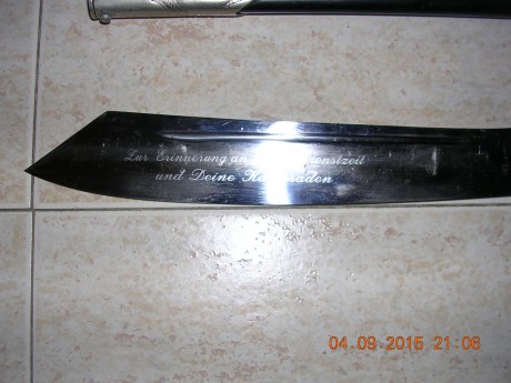 Cuchillos de las Unidades de trabajo de la R.A.D., este en concreto se le regaló a uno de los vigilantes 02