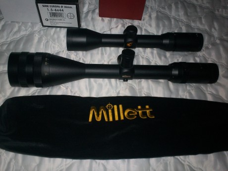 pongo a la venta estos 2 visores,para la compra de una pcp
visor millett gold buck 6-25x56 tubo de 30 02