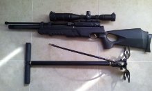 Se vende conjunto Hatsan AT 44 PA calibre 4.5 y bomba de la misma marca, todo en perfecto estado, como 00
