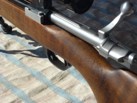 Rifle Santa Bárbara, es el Kit mod. 1000 en calibre .308 Win.
Se lo compré hace unos tres años a un compañero 00