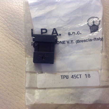 Hola,vendo un alza lpa mod TPU 45Ct válida para la cot 1911 gover A1 y todos sus clones,el alza esta impecable 01