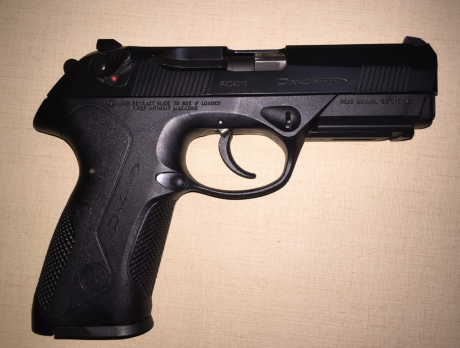 hola a tod@s 
vendo pistola beretta px4 storm 9mm en muy buen estado casi nueva 6 tiradas tiene una cada 02