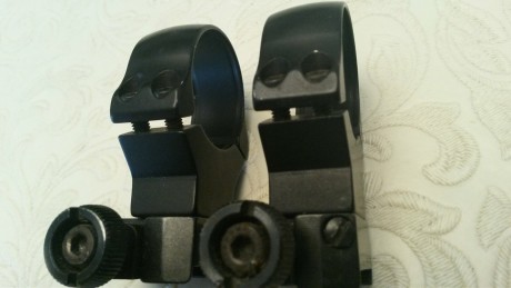Hola!!
Vendo unas anillas marca Apel (EAW) para Sako 85 para tubo de pulgada.
Están prácticamente nuevas.
Están 02