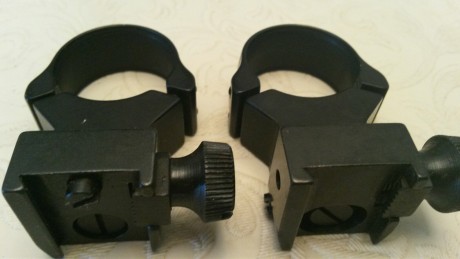 Hola!!
Vendo unas anillas marca Apel (EAW) para Sako 85 para tubo de pulgada.
Están prácticamente nuevas.
Están 00