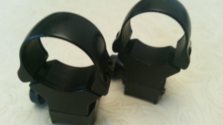 Hola!!
Vendo unas anillas marca Apel (EAW) para Sako 85 para tubo de pulgada.
Están prácticamente nuevas.
Están 10
