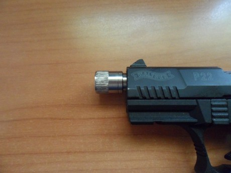 Vendo adaptadores 1/2 20 UNF para pistolas  walther p22,sp22 y 1911 22l.r y algunos modelos de carabinas 10