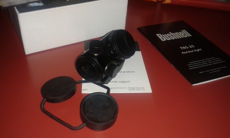 Vendo este punto rojo de la marca BUSHNELL modelo TROPHY TRS 25.
Esta sin estrenar solo sacado de la caja 10