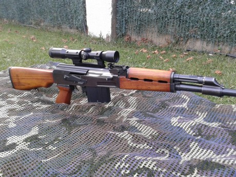   Buenas tardes

Pongo a la venta un Zastava M76 calibre 8x57IS

Excelente estado de conservación y mecánicamente 01