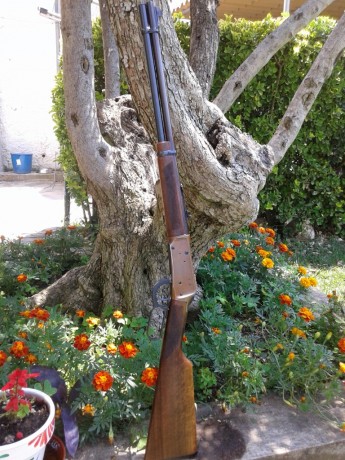    Buenas tardes

Otro a la venta, se trata de un Winchester modelo 94 calibre 30-30 en un acabado atípico 01