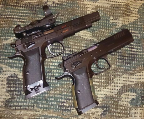 Hola amigos estoy apunto de ascender y estoy pensando en adquirir una 9 mm me gustan estas dos marcas 30