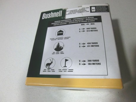RESERVADO HASTA EL LUNES PRÓXIMO !!
Particular vendo modelo telémetro  BUSHNELL YARDAGE  PRO SPORT 450, 10