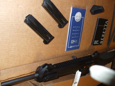Vendo carabina - rifle semiautomático beretta cx4 storm en calibre 9 m.m. parabellum. Ha realizado 5 disparos 31