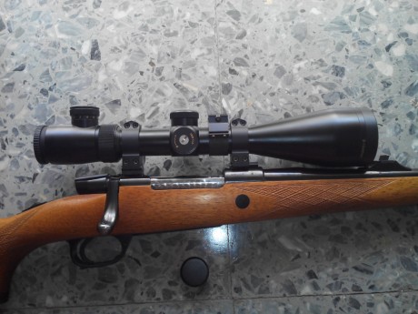 Cambio un rifle Voere (mod. 2165), calibre 30, 06, cañón de 60cm. , monturas Warne Máxima desmontables, 01