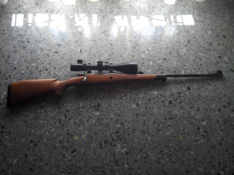 Cambio un rifle Voere (mod. 2165), calibre 30, 06, cañón de 60cm. , monturas Warne Máxima desmontables, 00