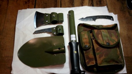 Kit de monte o militar de la afamada factoría española MUELA, original. Completamente nuevo a estrenar, 00