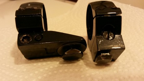 Hola a todos.
Vendo unas anillas Apel originales para visores con tubo de pulgada para colocar en rifles 01