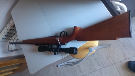 Bueno compañeros, pongo a la venta esta carabina a un módico precio.
Se trata de la carabina Onena 500 11