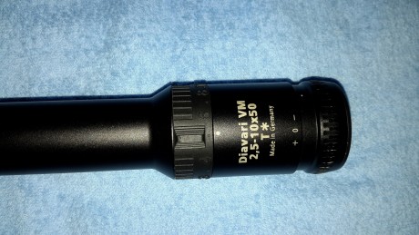 Vendo visor Zeiss, modelo Diavari, 2,5 -10 X 50, en perfecto estado.
monturas Blaser de carril.
Precio 01