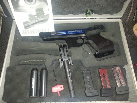 Bueno ya queran pocas
Solo la hammerli sp20 RRS del 22lr.
Pardini pc9 9mm 5" vendida 



HAMMERLI 01