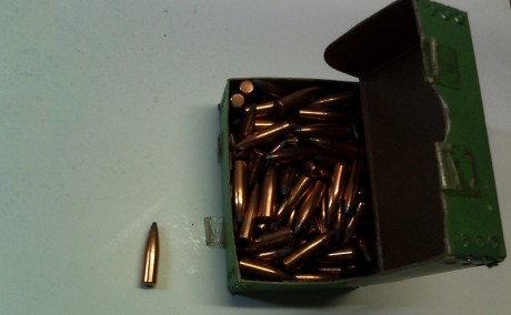 Vendo lote de puntas por cambio de calibre cal. 270 de 130 grains spitzer flat base de la marca Sierra.
(Punta 01