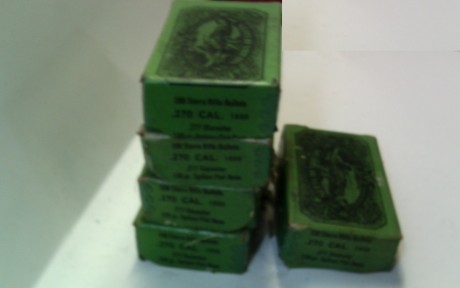 Vendo lote de puntas por cambio de calibre cal. 270 de 130 grains spitzer flat base de la marca Sierra.
(Punta 00