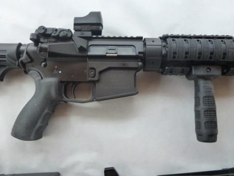 Vendo rifle Luvo LA15 M4 calibre .300 blackout con cañón de 16" paso twist 1:9.
Está nuevo, no ha 30