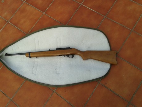  VENDO RUGER 10 22 (CAL 22) 
EL ARMA SE PUEDE VER Y PROBAR EN CANTABRIA-BILBAO. COMPRADA HACE 4 AÑOS, 01