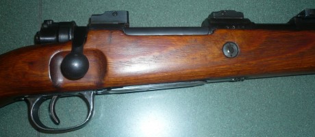 Compré este rifle con bases y anillas para hacerme un "k98-sniper", pero otros proyectos y la 01