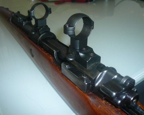 Compré este rifle con bases y anillas para hacerme un "k98-sniper", pero otros proyectos y la 11