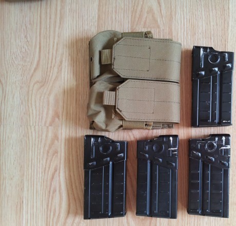 Vendo lote de 4 cargadores de cetme/G3 USADOS mas un pouch doble (nuevo), todo por 30€ con el envio incluido 01